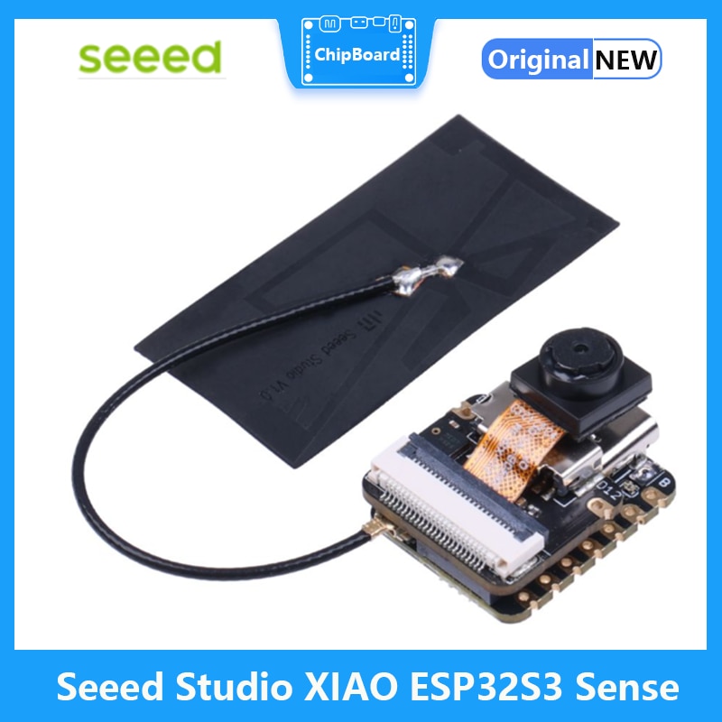Seeed Studio XIAO ESP32S3 Sense - 2.4GHz Wi-Fi, BLE 5.0, OV2640 ī޶ ,  ũ, ͸  